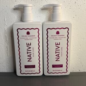 Native Holiday Gumdrop Moisturizing Shampoo 16.5 oz LOT of 2